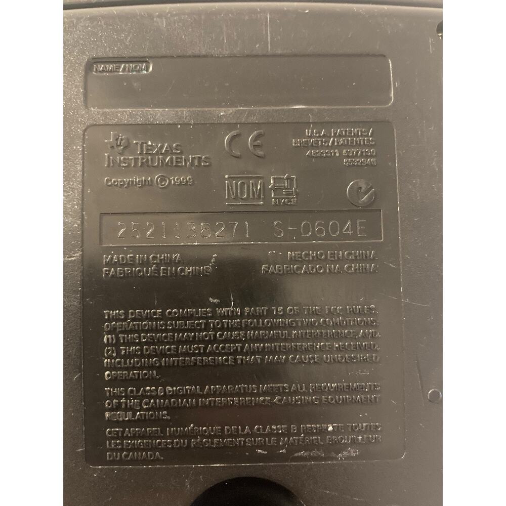 Texas Instruments TI 83 Plus Graphing Calculator - Picture 5 of 5